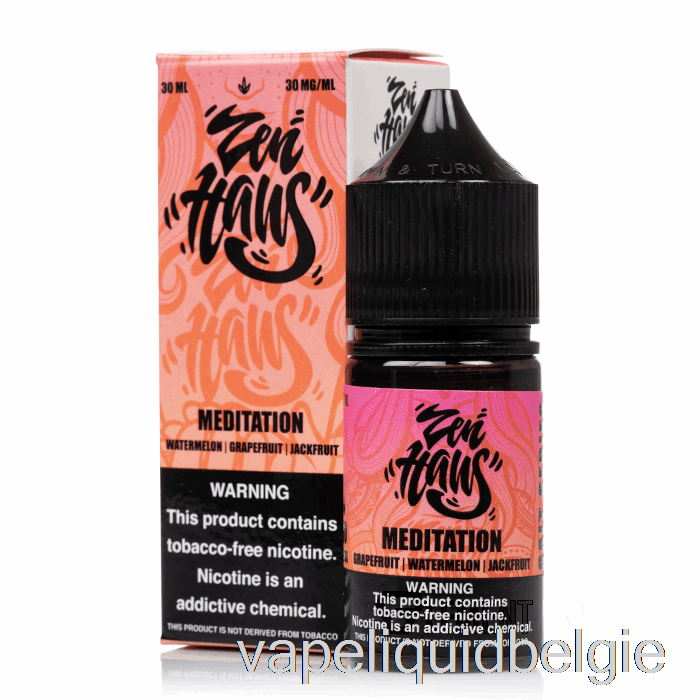 Vape Vloeibare Meditatie - Zen Haus-zouten - 30 Ml 50 Mg